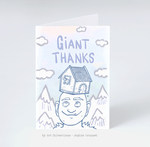 Humørkort: Giant Thanks. 