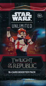 STAR WARS UNLIMITED CARD GAME - Twilight of the Republic Booster Display