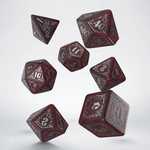 TERNINGER - Bloodsucker Dice Set Scarlet (7)